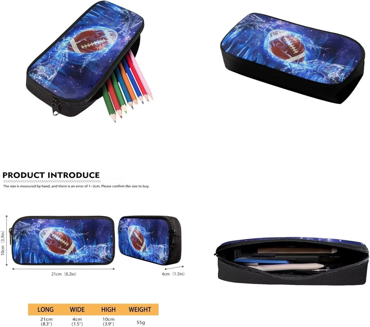 Baseball Backpack for Boys 8-12 Lightweight Kids School Backpacks Set Lightweight Elementary School Bags for Boys Bookbag Insulation Lunchbox Pencil Purse Bottle Sleeve for Teen