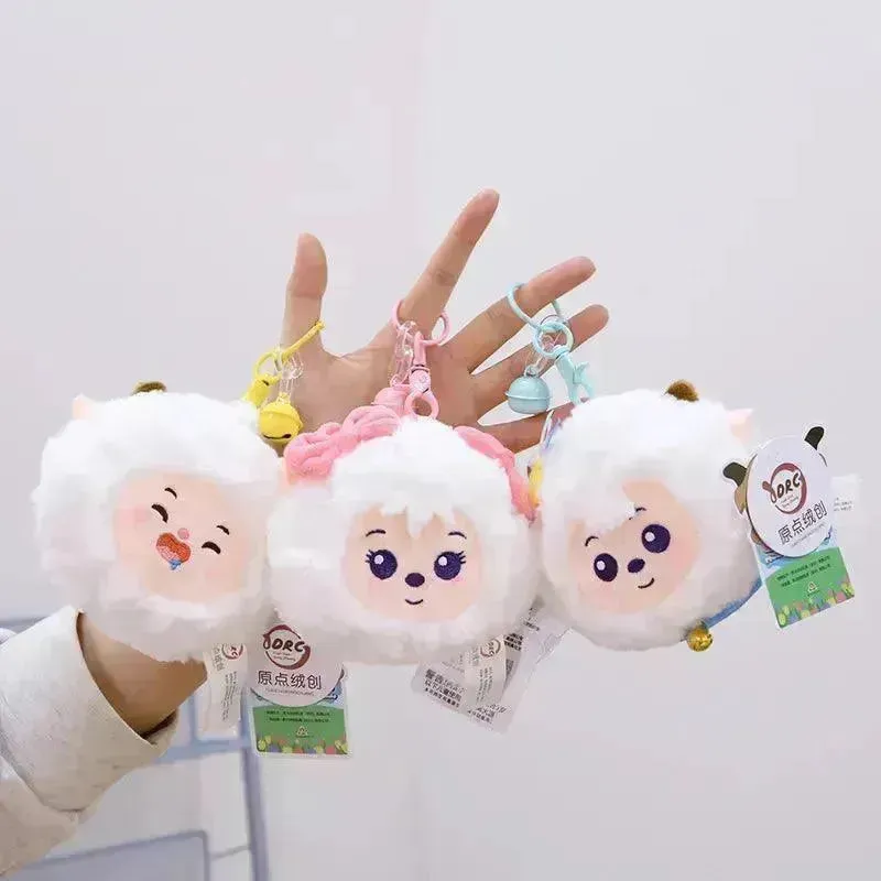 Beautiful Lamb Plush Doll Keychain