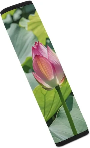 Beautiful Lotus Flowers Auto Seat Belt Cover 1PCS Universal Car Seat Belt Shoulder Protector Pad, Protect Your Shoulders and Neck for Car Seat Belt, Shoulder Bag, Backpack
