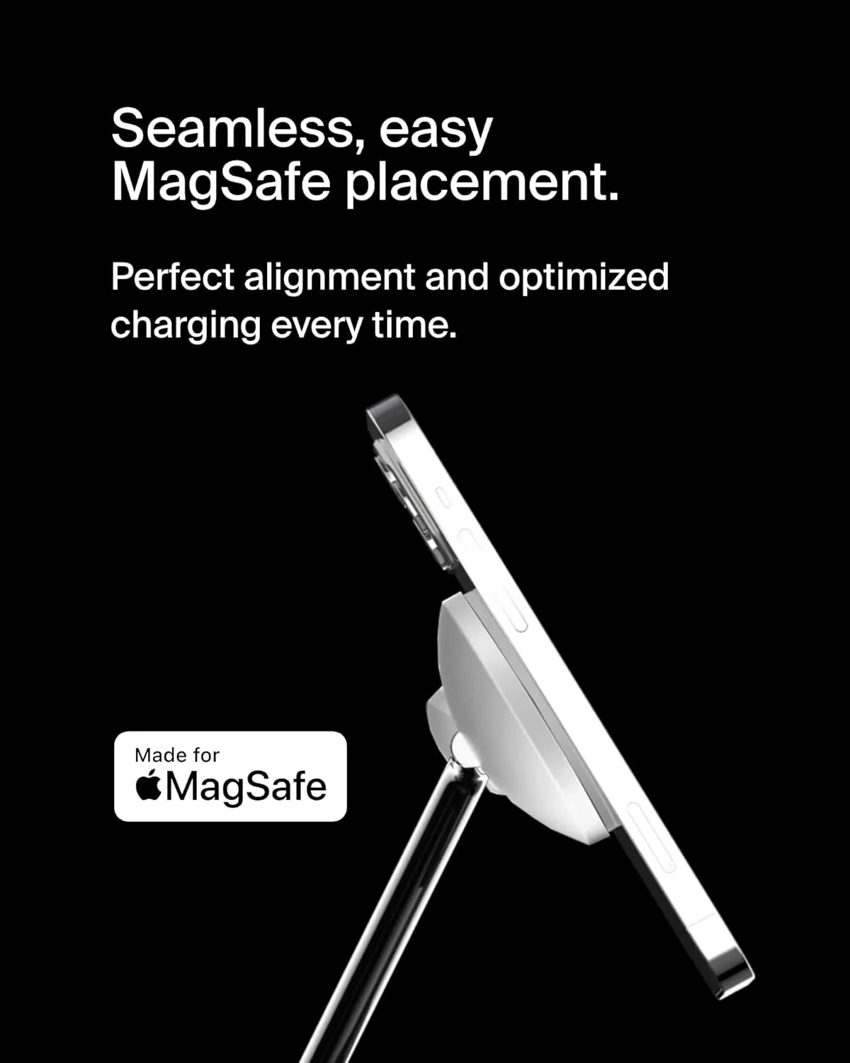 Belkin MagSafe Charger, 3-in-1 Wireless Charging Stand, 2ND GEN, 33% Faster for Apple Watch, iPhone 16, iPhone 15, iPhone 14 Series, AirPods - MagSafe Charging Station for Multiple Devices - White