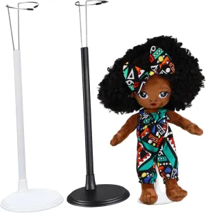BESPORTBLE 3 Pcs Doll Stands Vertical Display Holders for Dolls Sturdy Base Easy Assembly Compatible with Action Figures Simple and Stylish Design