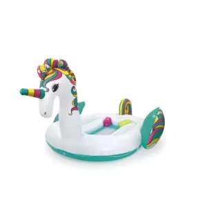 Bestway 19'4" X 13'3"/5.90M X 4.04M Giant Unicorn Island (Contents:One island, one climb cushion, one anchor bag, heavy-duty repair patch)