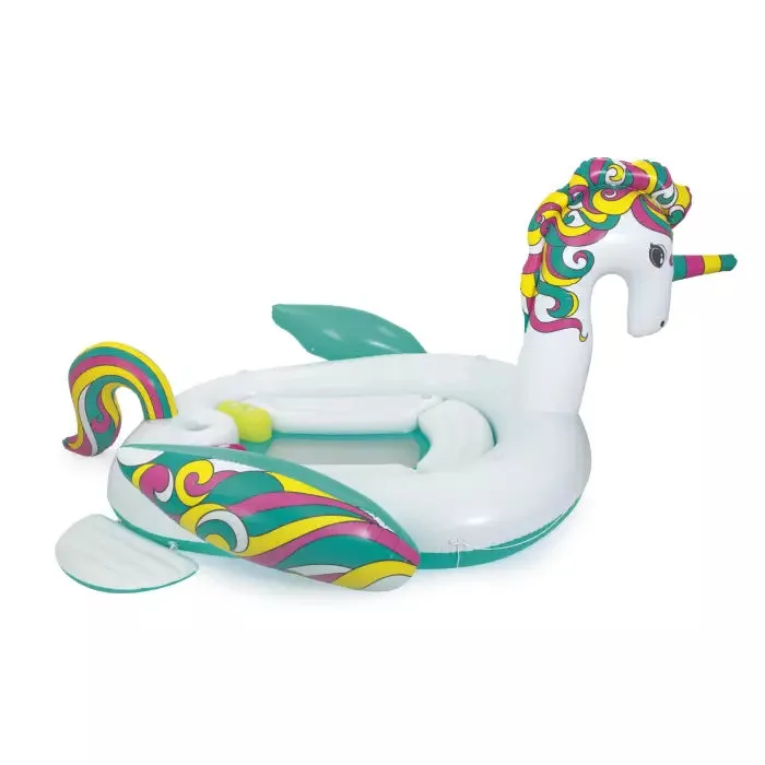 Bestway 19'4" X 13'3"/5.90M X 4.04M Giant Unicorn Island (Contents:One island, one climb cushion, one anchor bag, heavy-duty repair patch)