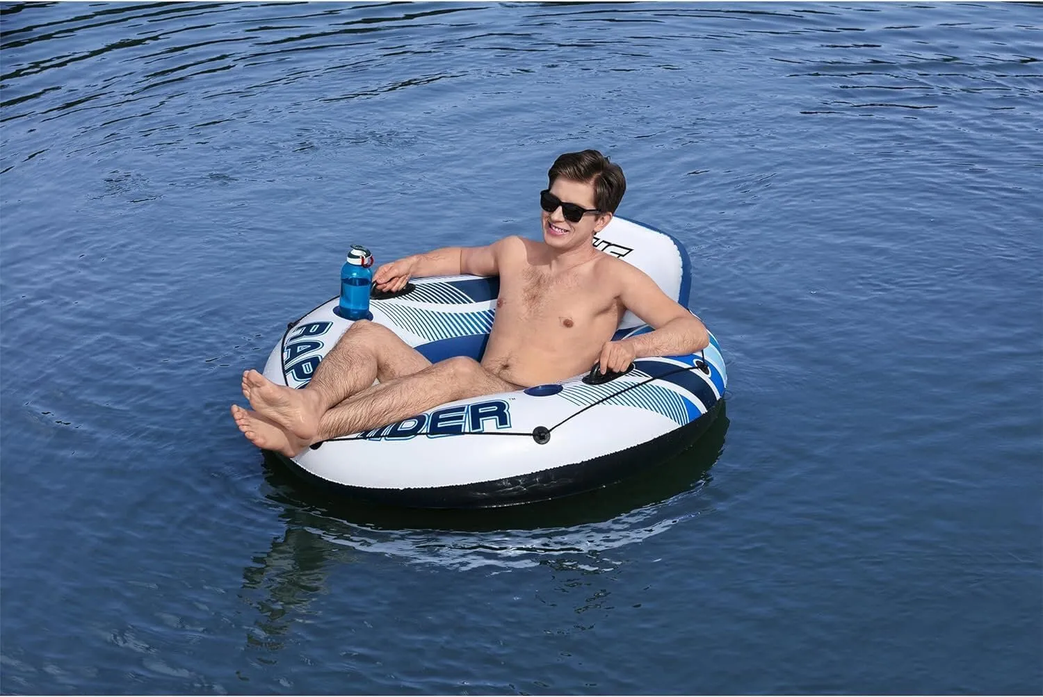 Bestway CoolerZ Rapid Rider Inflatable Blow Up Pool Chair Tube