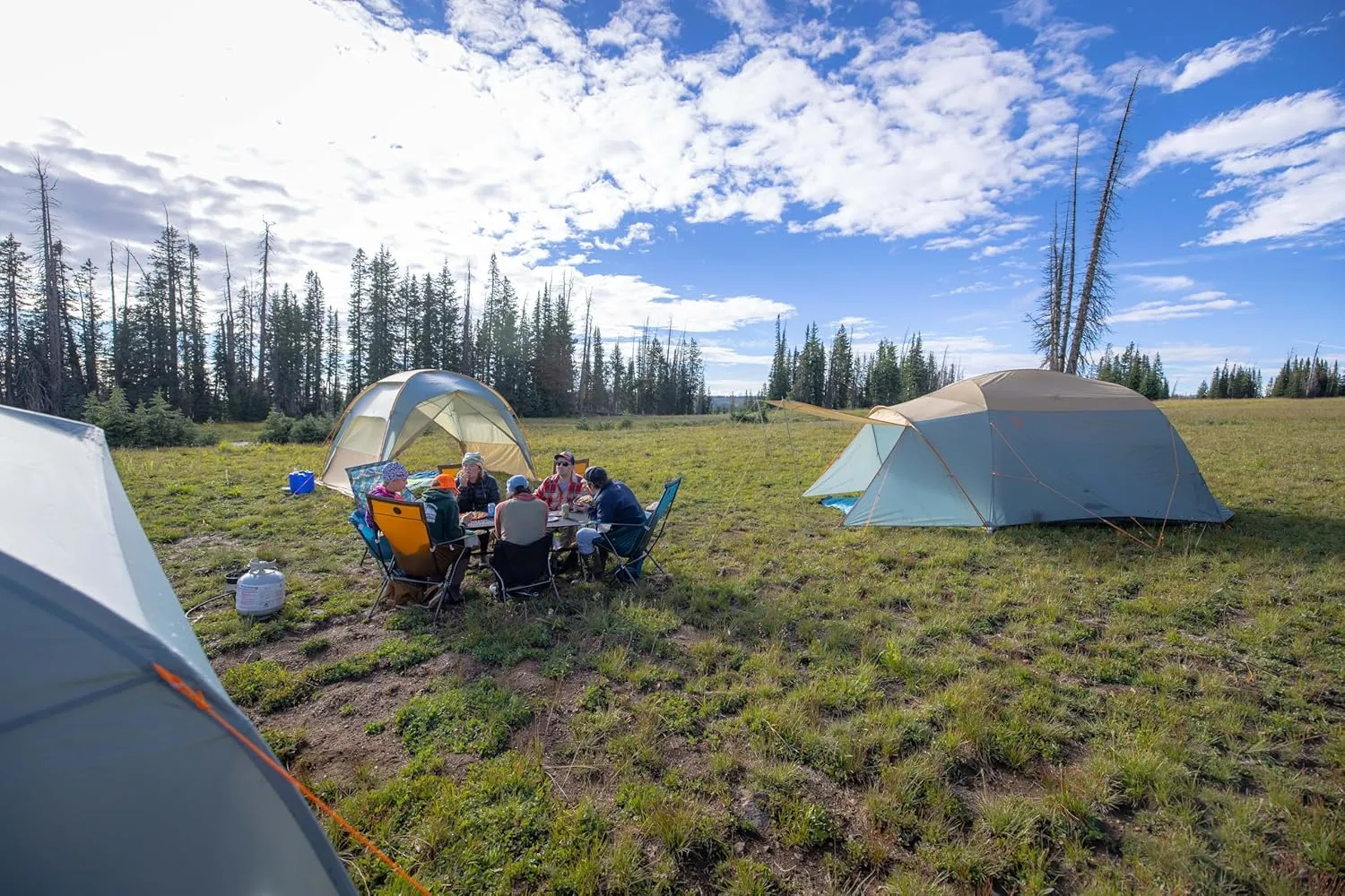 Big Agnes Big Six Armchair - Deluxe Comfort with Built-in Cup Holders | Tall Back, Wide Seat | Packable & Quick Setup | Lightweight Backpacking & Camping Chair