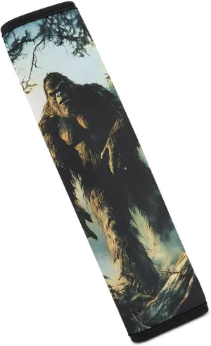 Bigfoot in The Woods Fashion Car Seat Belt Cover Pad for Shoulder Bag Camera Soft Comfort Accessories 1PCS