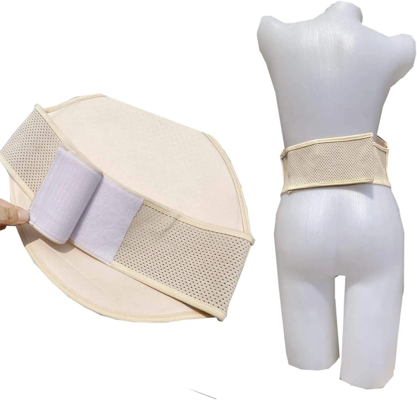 BIMEI Fake Pregnant Belly Thin Sponge Breathable Fake Belly pad to Send Cloth Bag