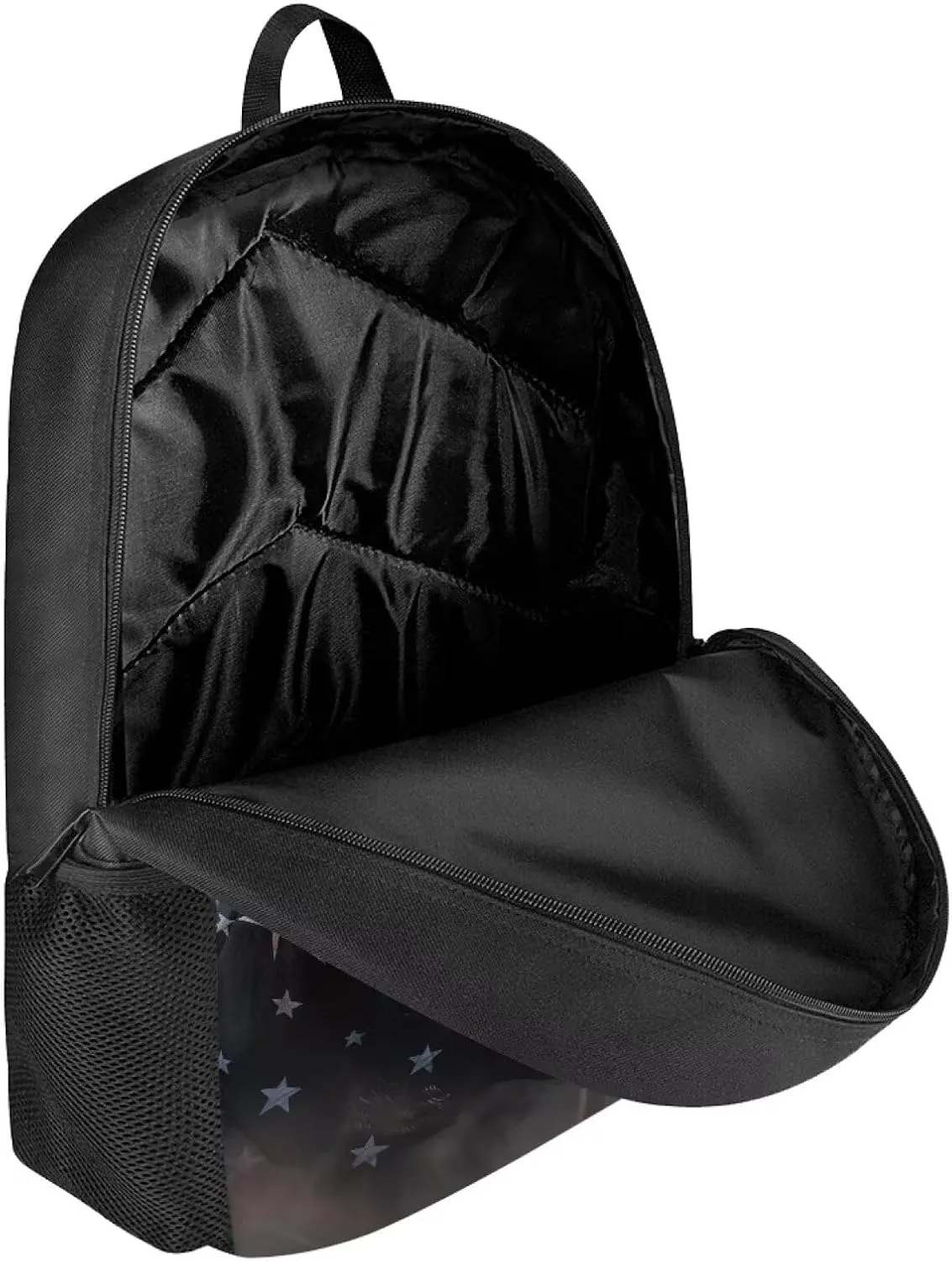 Biyejit Kids Backpack for Boys & Girls, Perfect for Early Elementary Daycare School Travel, Features Padded Back, American Flag Horse