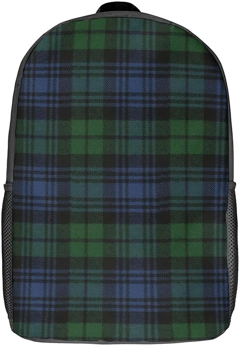 Black Watch Ancient Original Scottish Tartan Backpack Lightweight Waterproof Backpacks Laptop Backpack for Unisex Casual Travel Daypacks Large Capacity