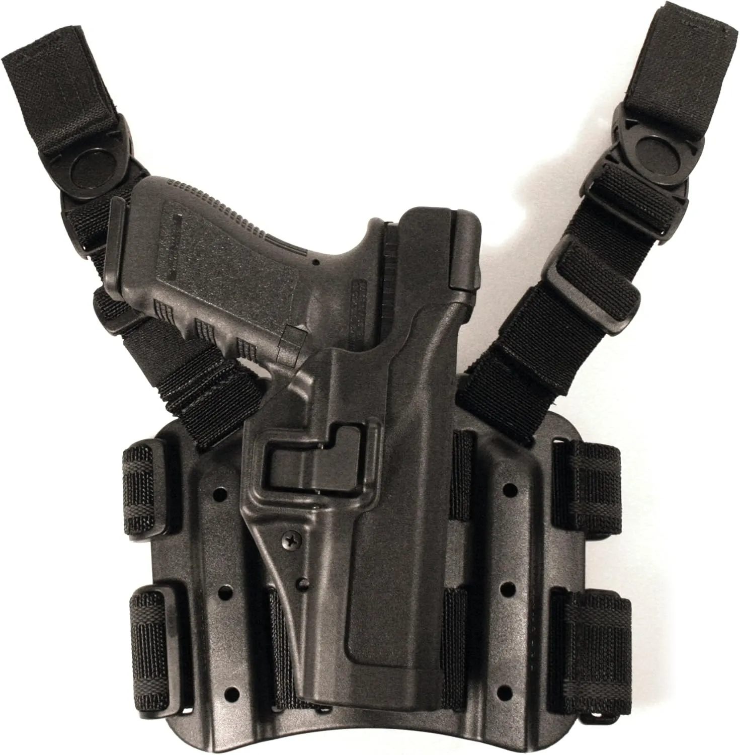 BLACKHAWK Serpa Level 3 Tactical Black Holster, Size 06, Left Hand (Sig 220/225/226/228/229 w/ or w/o rail)