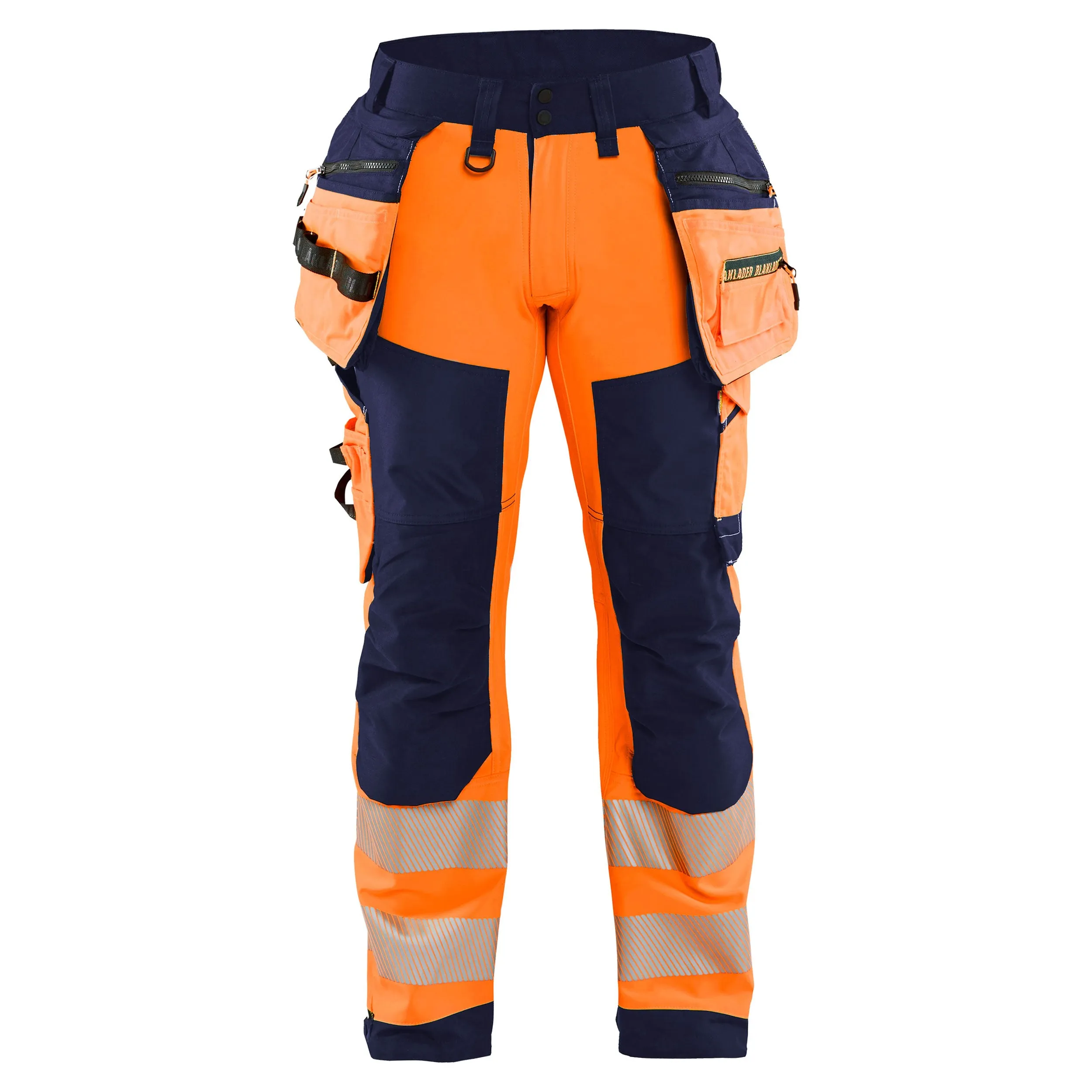 Blaklader 1820 Hi-Vis Softshell Trousers With Holster Pockets