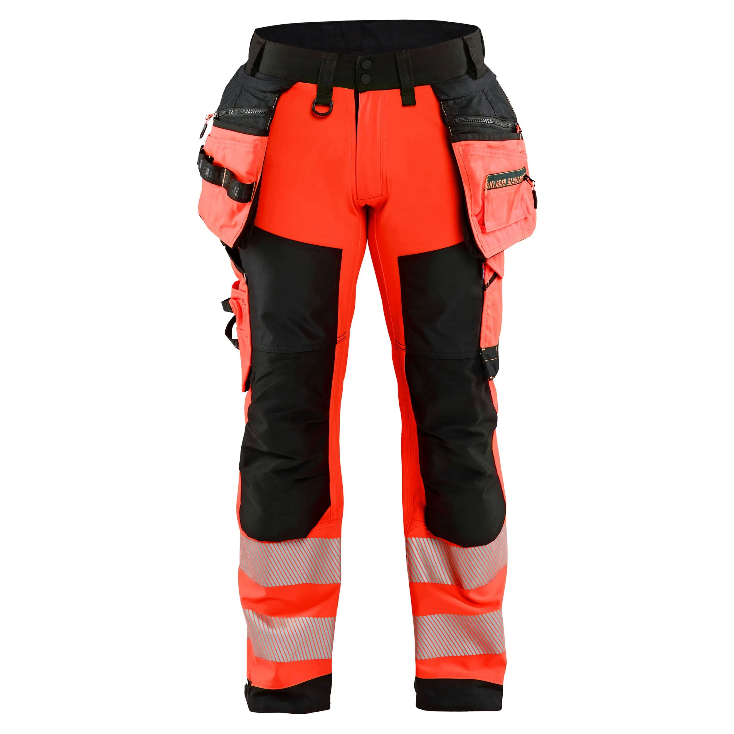 Blaklader 1820 Hi-Vis Softshell Trousers With Holster Pockets
