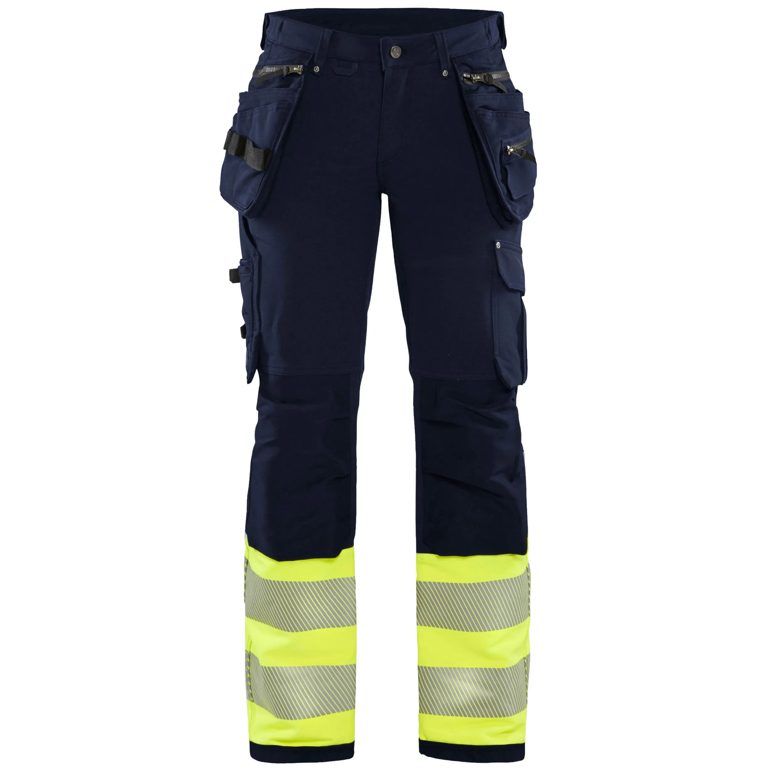 Blaklader 7193 Women's Hi-Vis Trouser With 4-Way-Stretch With Holster Pockets