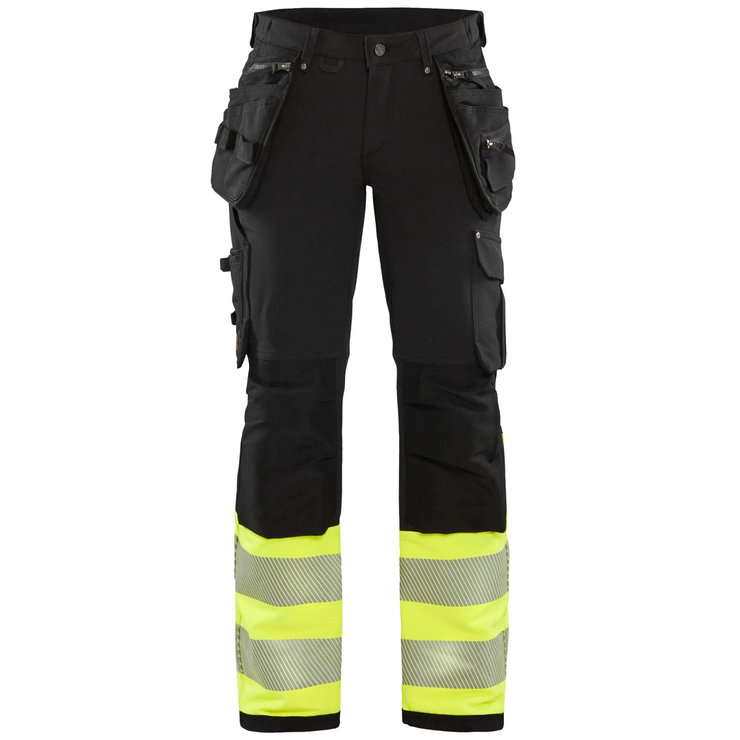 Blaklader 7193 Women's Hi-Vis Trouser With 4-Way-Stretch With Holster Pockets