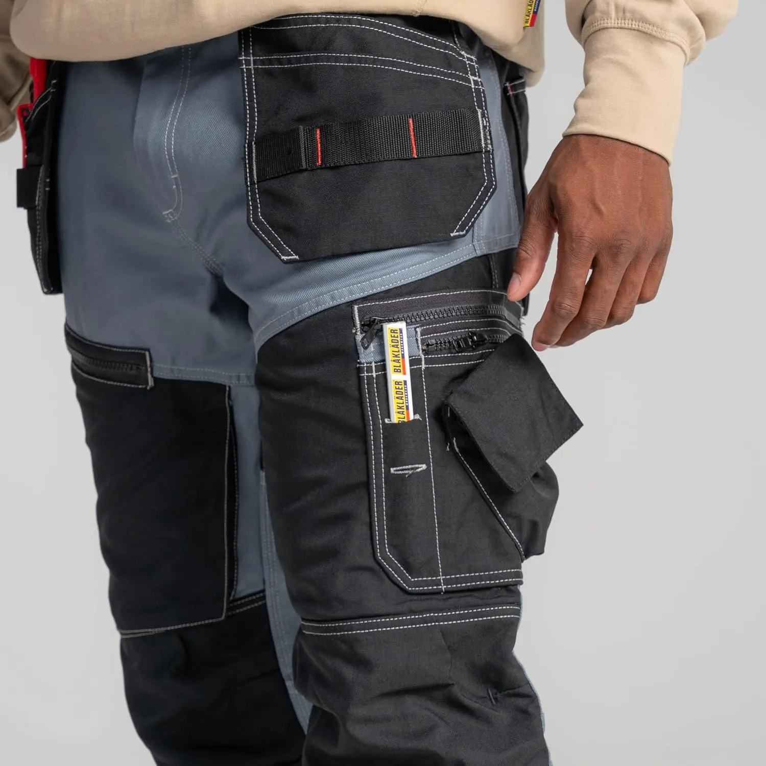Blaklader Men's X1600 Cotton Durable Work Pants with Cordura Reinforced Pockets
