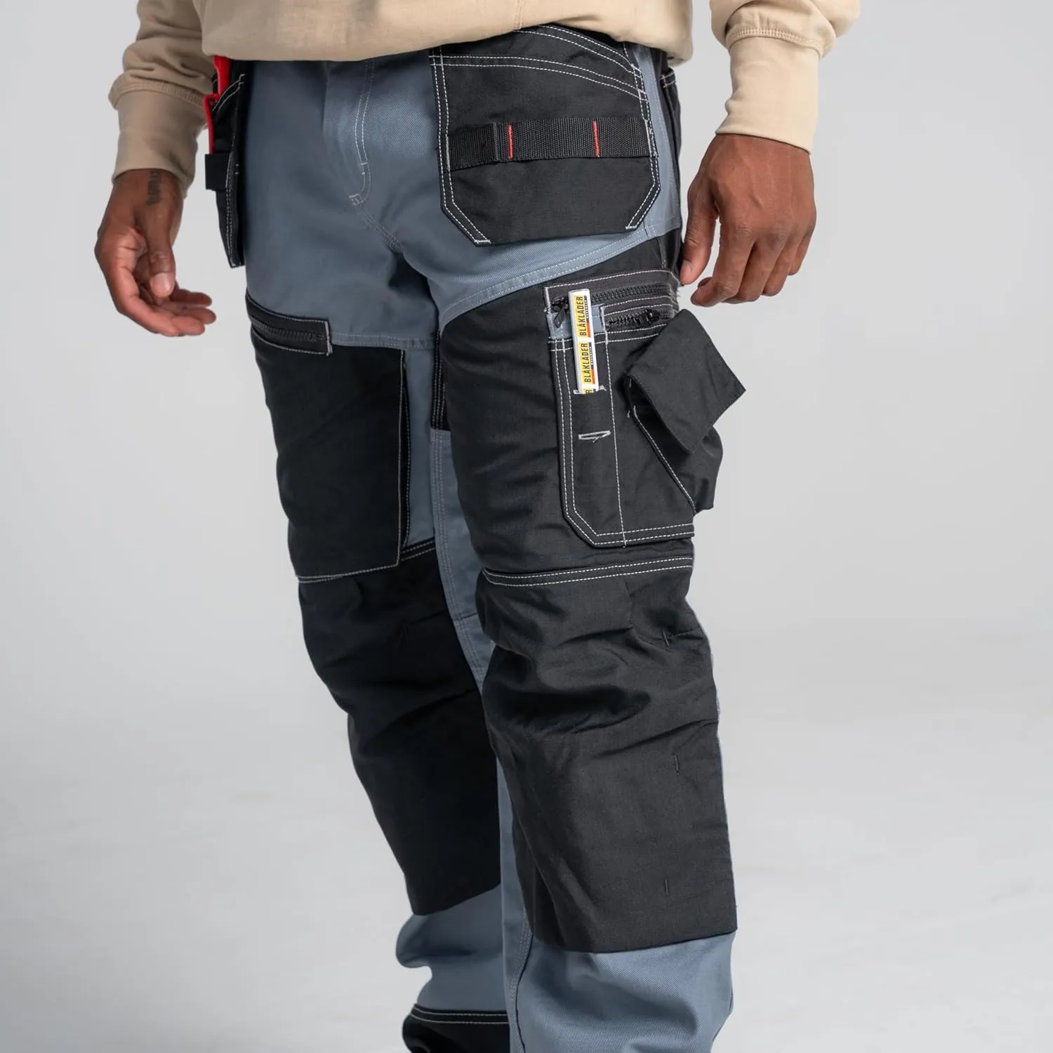 Blaklader Men's X1600 Cotton Durable Work Pants with Cordura Reinforced Pockets