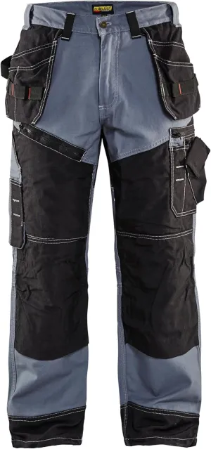 Blaklader Men's X1600 Cotton Durable Work Pants with Cordura Reinforced Pockets