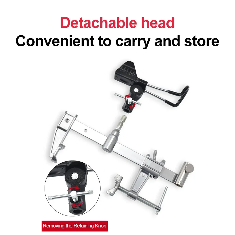 Boat Fishing Rod Fishing Support Holder Adjustable 360 Clamp On Type Racks Bracket Bridge Railing Hand Pole Sea Pole Turret