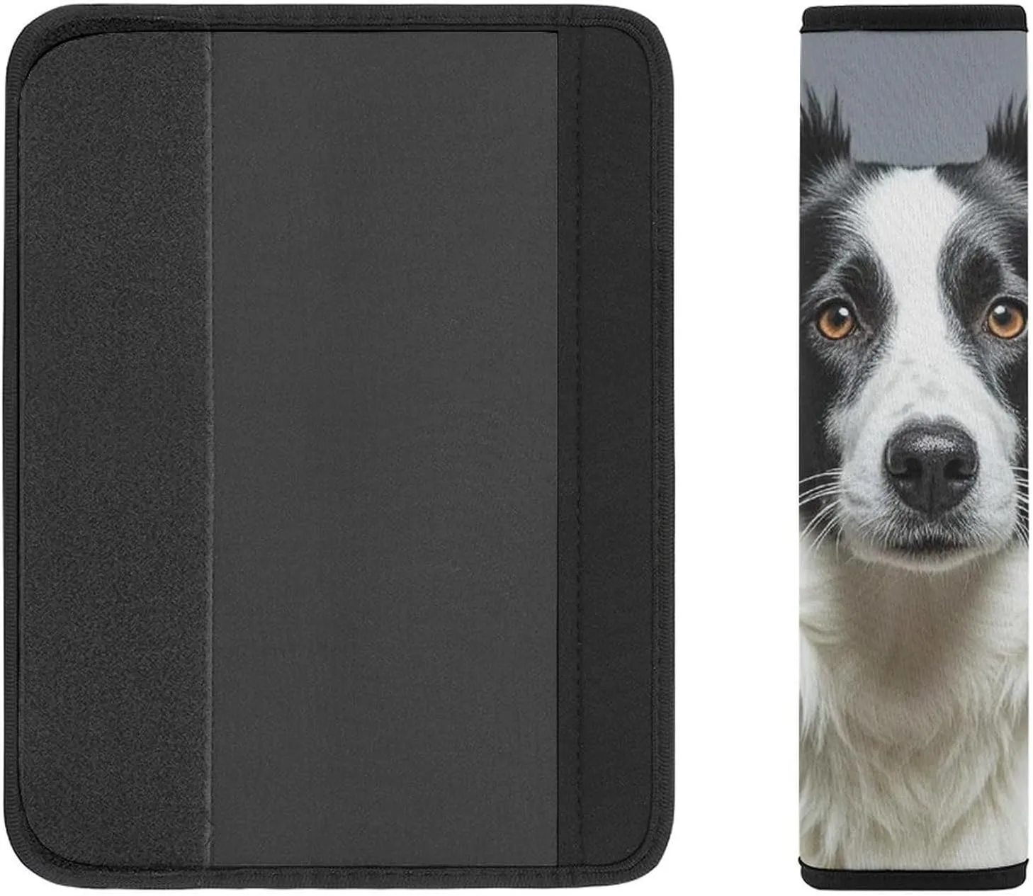 Border Collie Auto Seat Belt Cover 1PCS Universal Car Seat Belt Shoulder Protector Pad, Protect Your Shoulders and Neck for Car Seat Belt, Shoulder Bag, Backpack