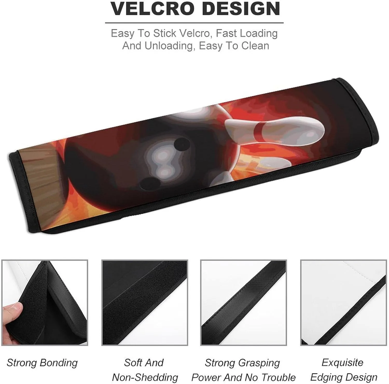 Bowling Ball Auto Seat Belt Cover 1PCS Universal Car Seat Belt Shoulder Protector Pad, Protect Your Shoulders and Neck for Car Seat Belt, Shoulder Bag, Backpack