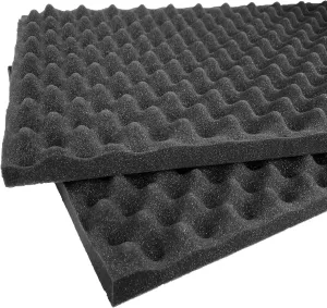 Boyt Case H48SG Single Long Gun Case Replacement Convoluted Foam Inserts Set (2 Pieces)