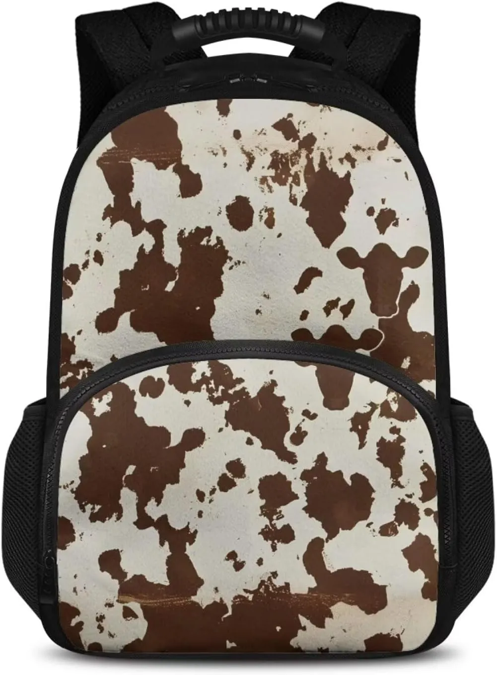 Brown Cow Print Lunch Backpack for Women Insulated Cooler Bag Lunch Box 17 Inch Travel Laptop Backpack camo College School Bookbags Cool Gifts for Teacher Nurses Work Picnic Gym Bags