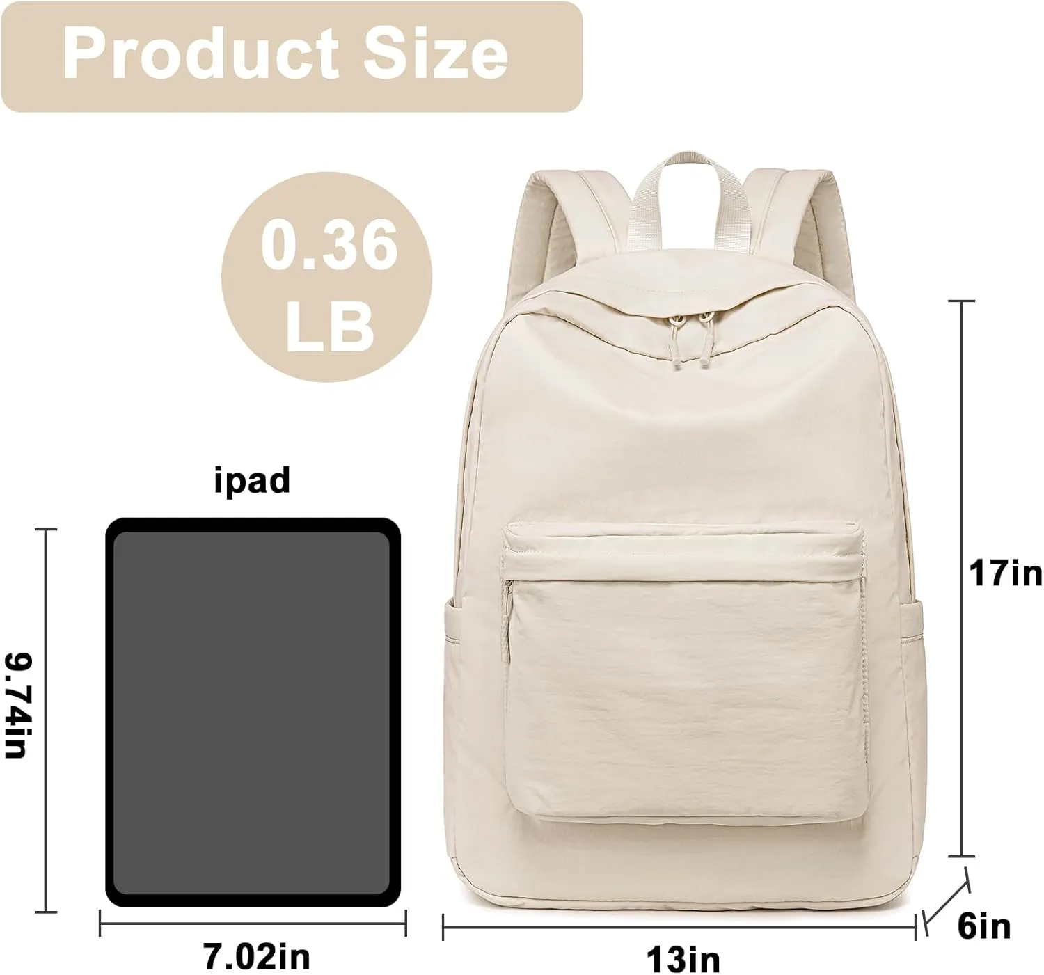 BTOOP School Backpack for Teen Girls Women Laptop College Backpacks Keychain Wristlet Wallet Girls Women Casual High School
