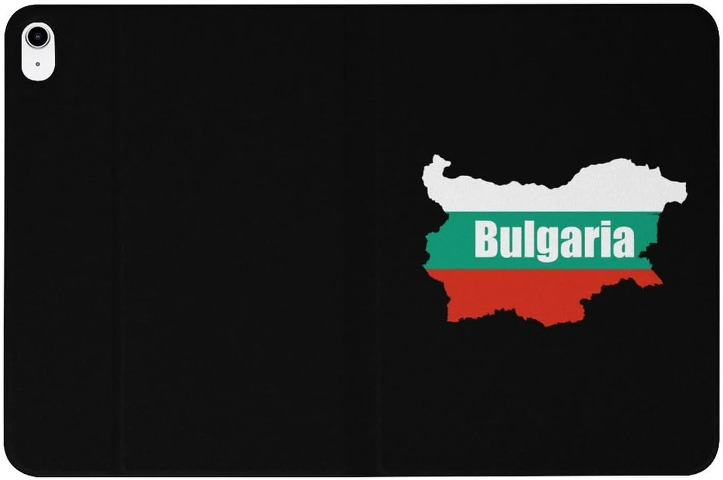 Bulgaria Map Flag Stand Case Soft PU Leather Cover Auto Sleep Wake Cover Compatible with