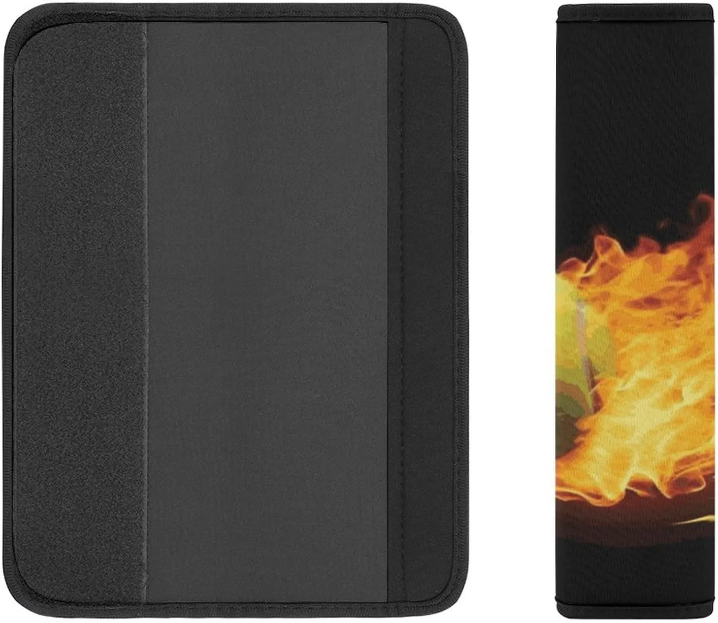 Burning Tennis Pictures Auto Seat Belt Cover Universal Car Seat Belt Shoulder Protector Pad, Protect Your Shoulders and Neck for Car Seat Belt, Shoulder Bag, Backpack 1PCS