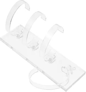 Cabilock Acrylic Watch Display Stands Wrist Watch Holders Scratch-proof Jewelry Stand Perfect for Home Office Shop