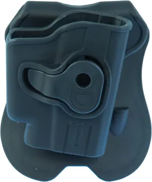 Caldwell OWB Molded Retention Holsters with Heavy Duty Poly Construction, Adjustable Positioning and Paddle Clip for Tactical Carry, CCW and Competition