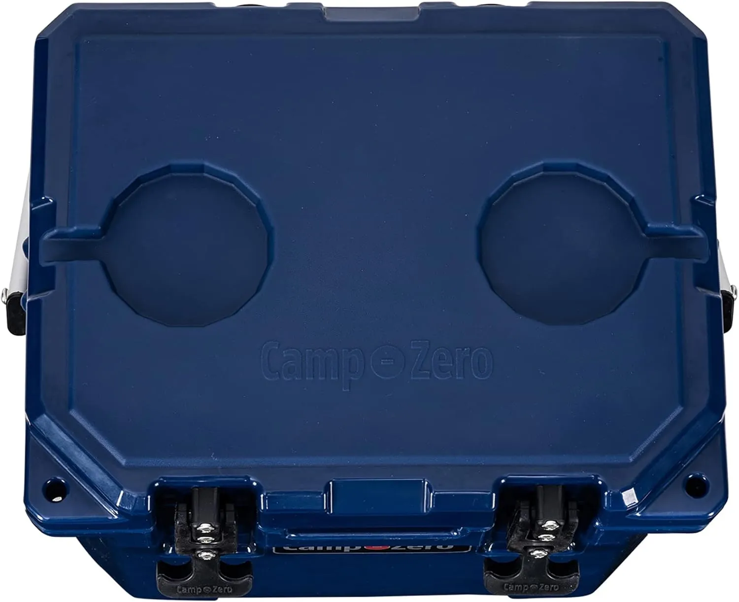 CAMP-ZERO 10L-10.6 Quart Portable Hard Cooler Ice Chest, Perfect for Drinks, Lunch, Beach, Picnics, Boating, Camping and Travel with 2 Molded-in Cup Holders and Folding Aluminum Handle