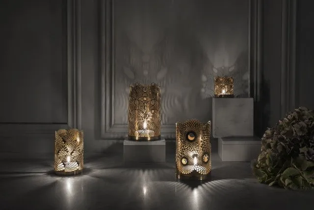 Candle Holder | Lara Bohinc | Brass | Lunar Small