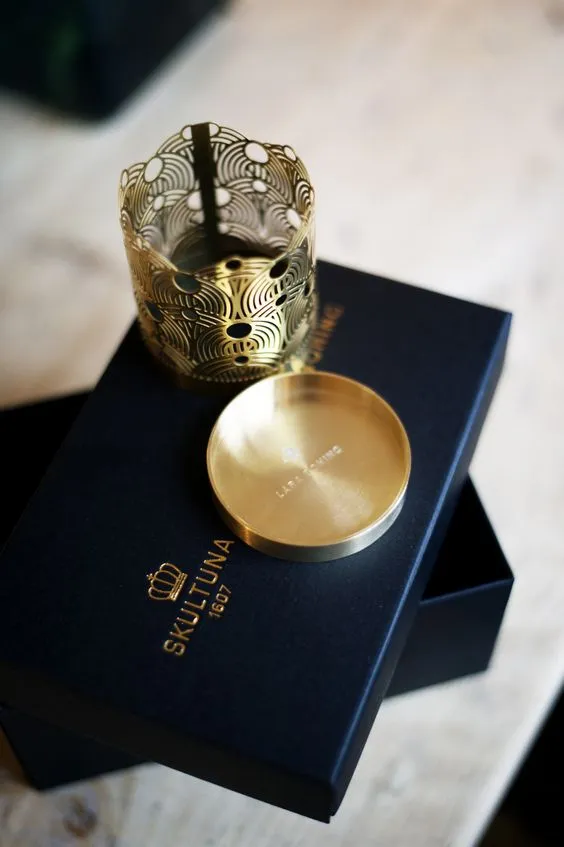 Candle Holder | Lara Bohinc | Brass | Lunar Small