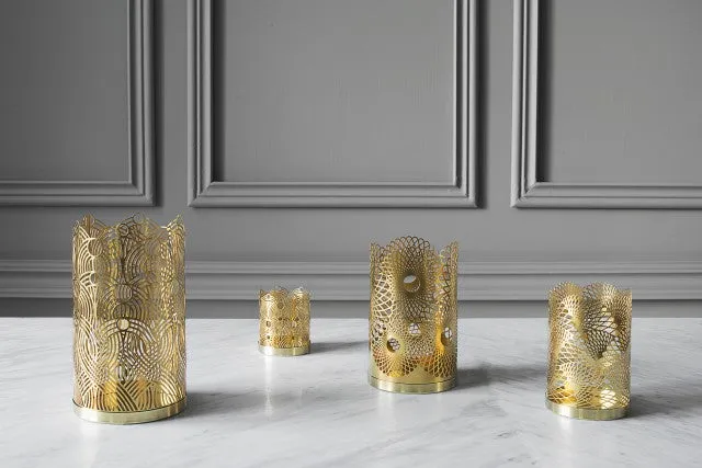 Candle Holder | Lara Bohinc | Brass | Lunar Small