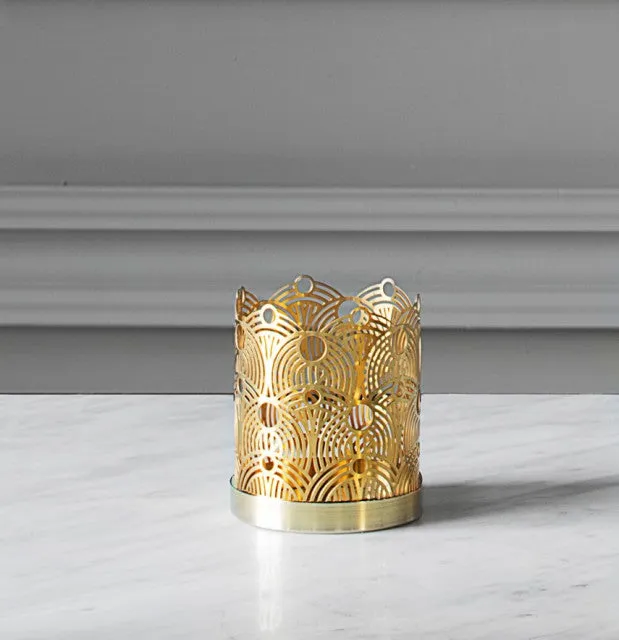 Candle Holder | Lara Bohinc | Brass | Lunar Small