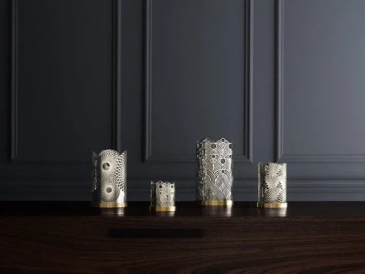 Candle Holder | Lara Bohinc | Silver | Lunar Small