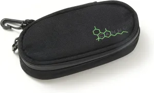 CANNY Stash Tobacco Pipe Bag – Smell Proof Travel Bag – Odor Resistant Protective Case - Storage Container with Activated Carbon - Padded for Glass Pieces (BLACK)