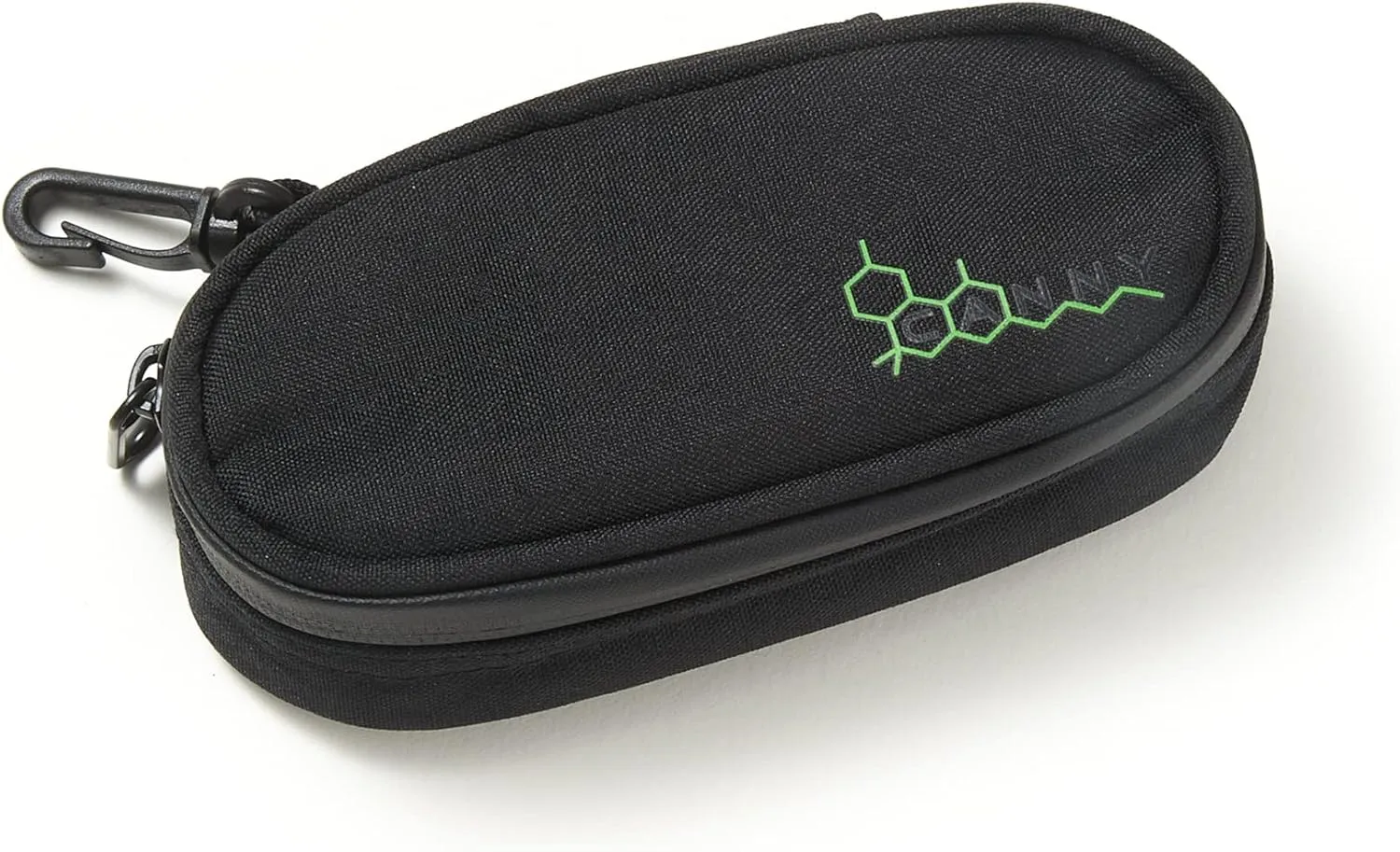 CANNY Stash Tobacco Pipe Bag – Smell Proof Travel Bag – Odor Resistant Protective Case - Storage Container with Activated Carbon - Padded for Glass Pieces (BLACK)