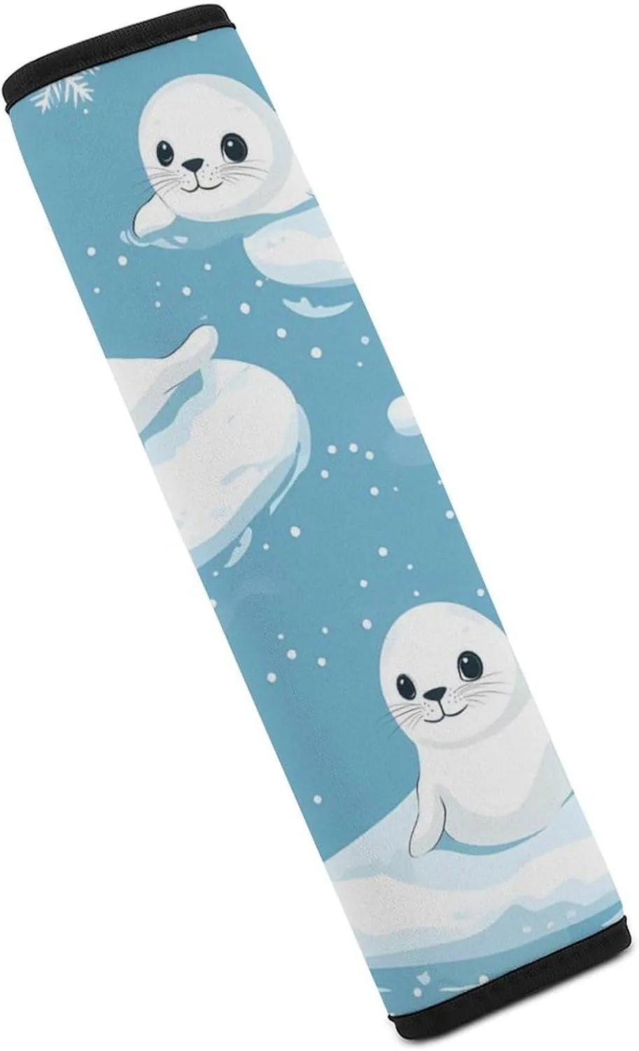 Cartoon Seals Snowflakes Fashion Car Seat Belt Cover Pad for Shoulder Bag Camera Soft Comfort Accessories 1PCS