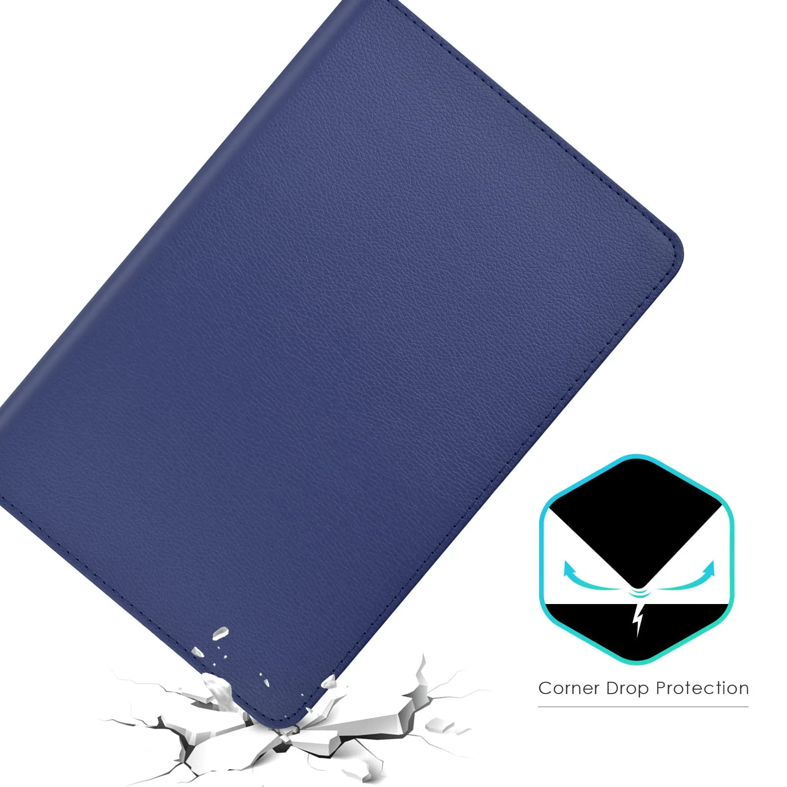 Case for Xiaomi Pad 6/Mi Pad 6 Pro 11" Tablet 2023 Leather Protective Case with Sleep/Wake Function and 360 Rotating Stand Case
