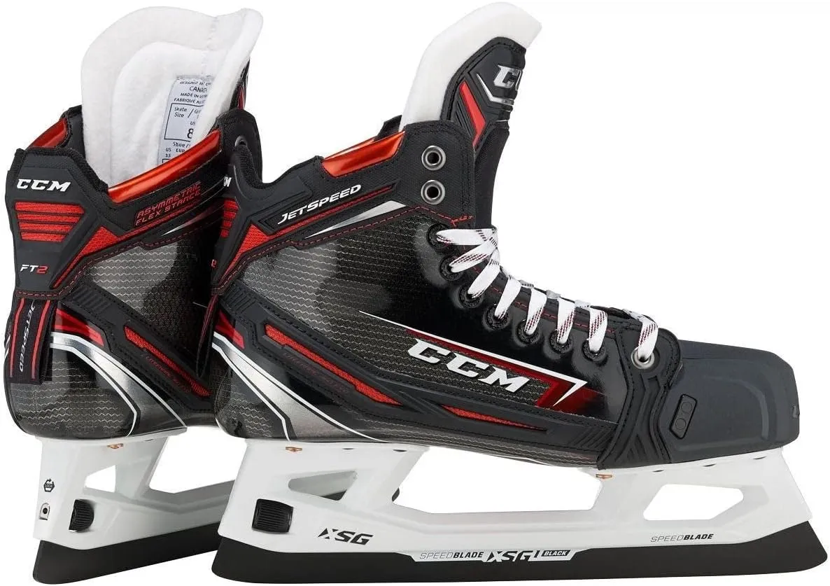 CCM Jetspeed FT2 Senior Goalkeeper Ice Skates - Width EE - Size 6.0