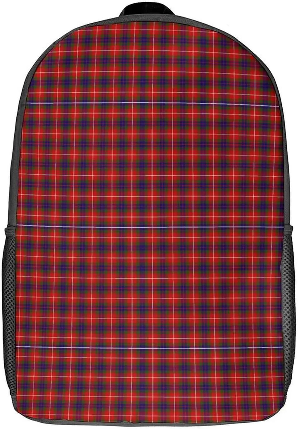 Clan Fraser Tartan Plaid Backpack Lightweight Waterproof Laptop Backpack for Unisex