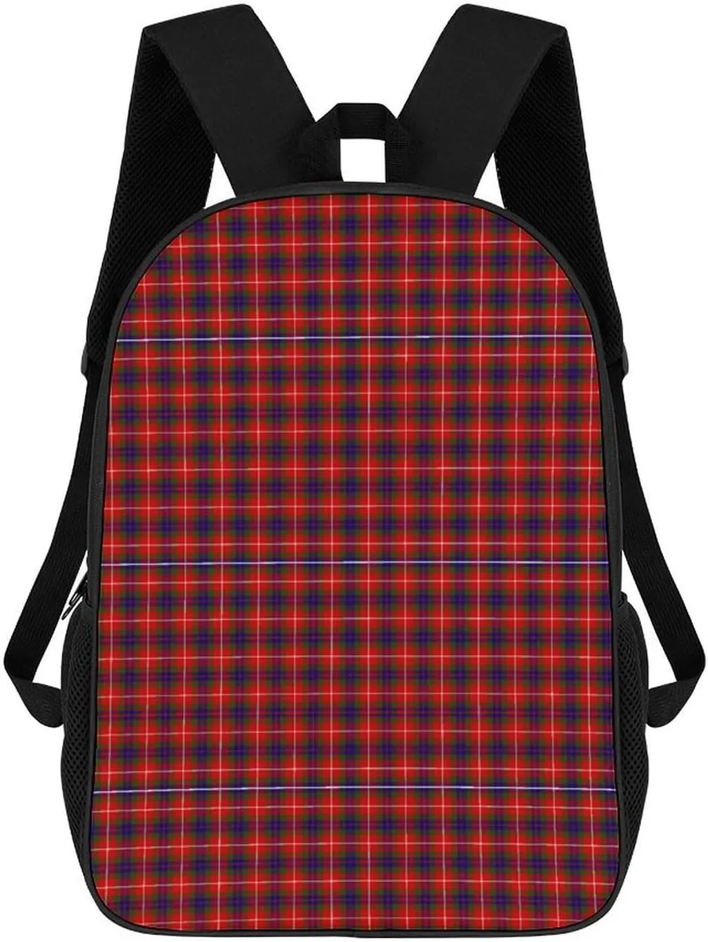 Clan Fraser Tartan Plaid Backpack Lightweight Waterproof Laptop Backpack for Unisex