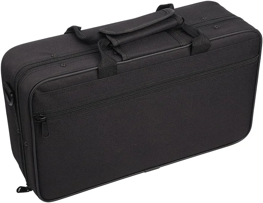 Clarinet Storage Bag, Lade Black Foam Padded Thickened Oxford Cloth Carrying Case Clarinet Bags Clarinet Carry Case Clarinet Bags & Cases