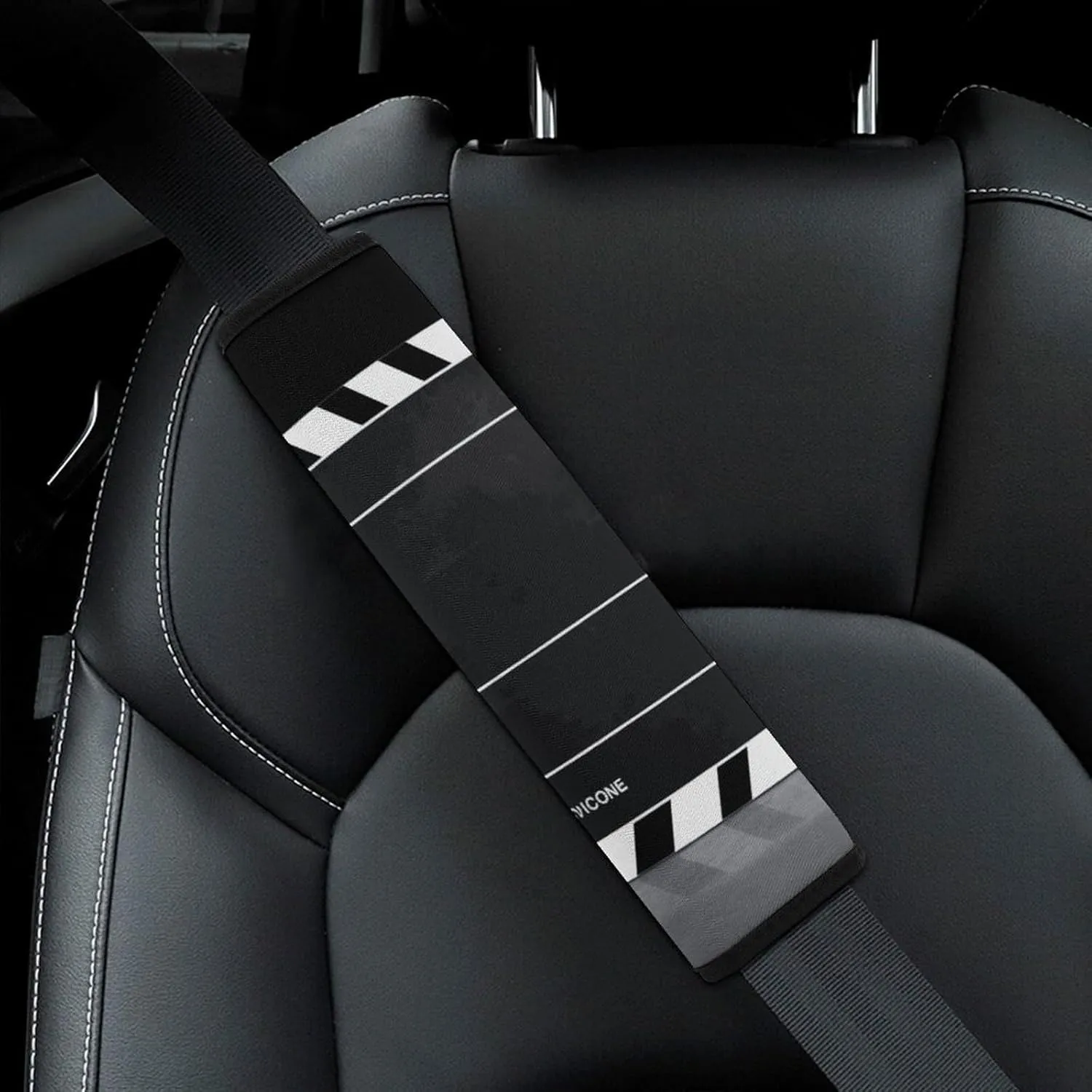 Classic Movie Clapboard Black Auto Seat Belt Cover 2PCS Universal Car Seat Belt Shoulder Protector Pad, Protect Your Shoulders and Neck for Car Seat Belt, Shoulder Bag, Backpack