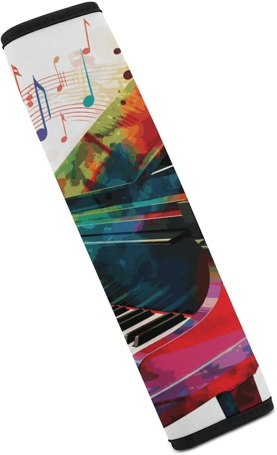 Colorful Piano Keyboard Music Auto Seat Belt Cover 1PCS Universal Car Seat Belt Shoulder Protector Pad, Protect Your Shoulders and Neck for Car Seat Belt, Shoulder Bag, Backpack