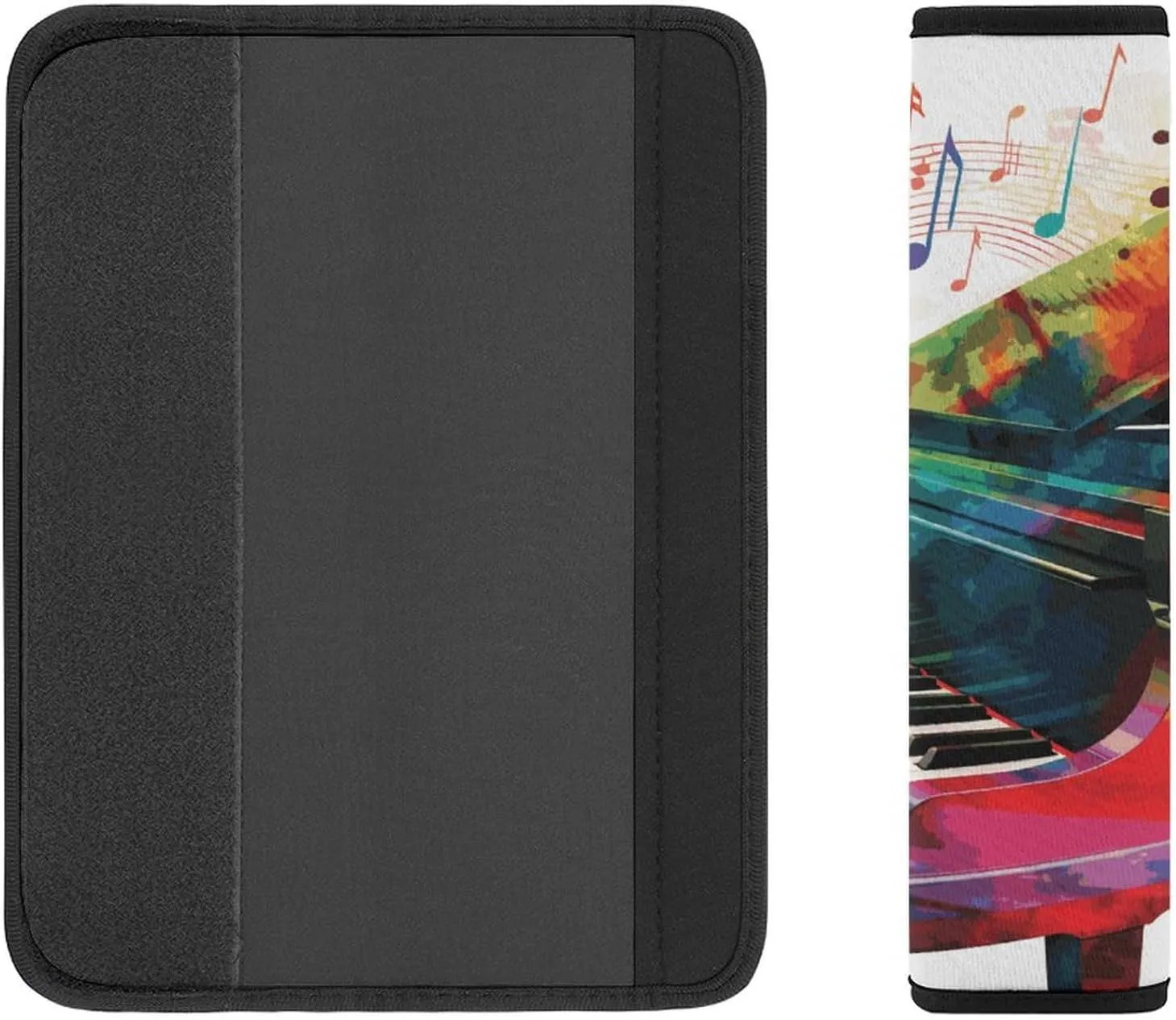 Colorful Piano Keyboard Music Auto Seat Belt Cover 1PCS Universal Car Seat Belt Shoulder Protector Pad, Protect Your Shoulders and Neck for Car Seat Belt, Shoulder Bag, Backpack