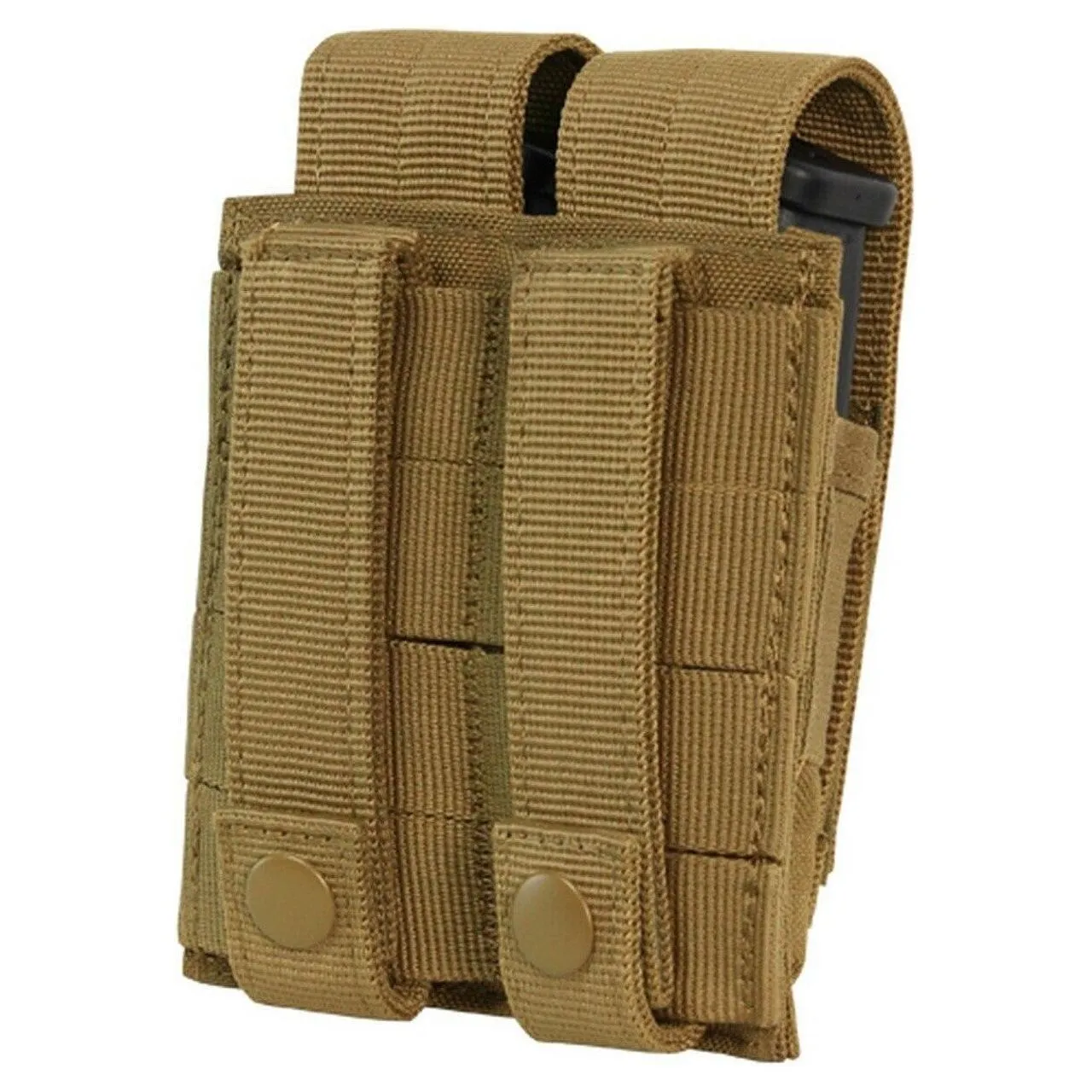 Condor Double Pistol Magazine Pouch, Coyote