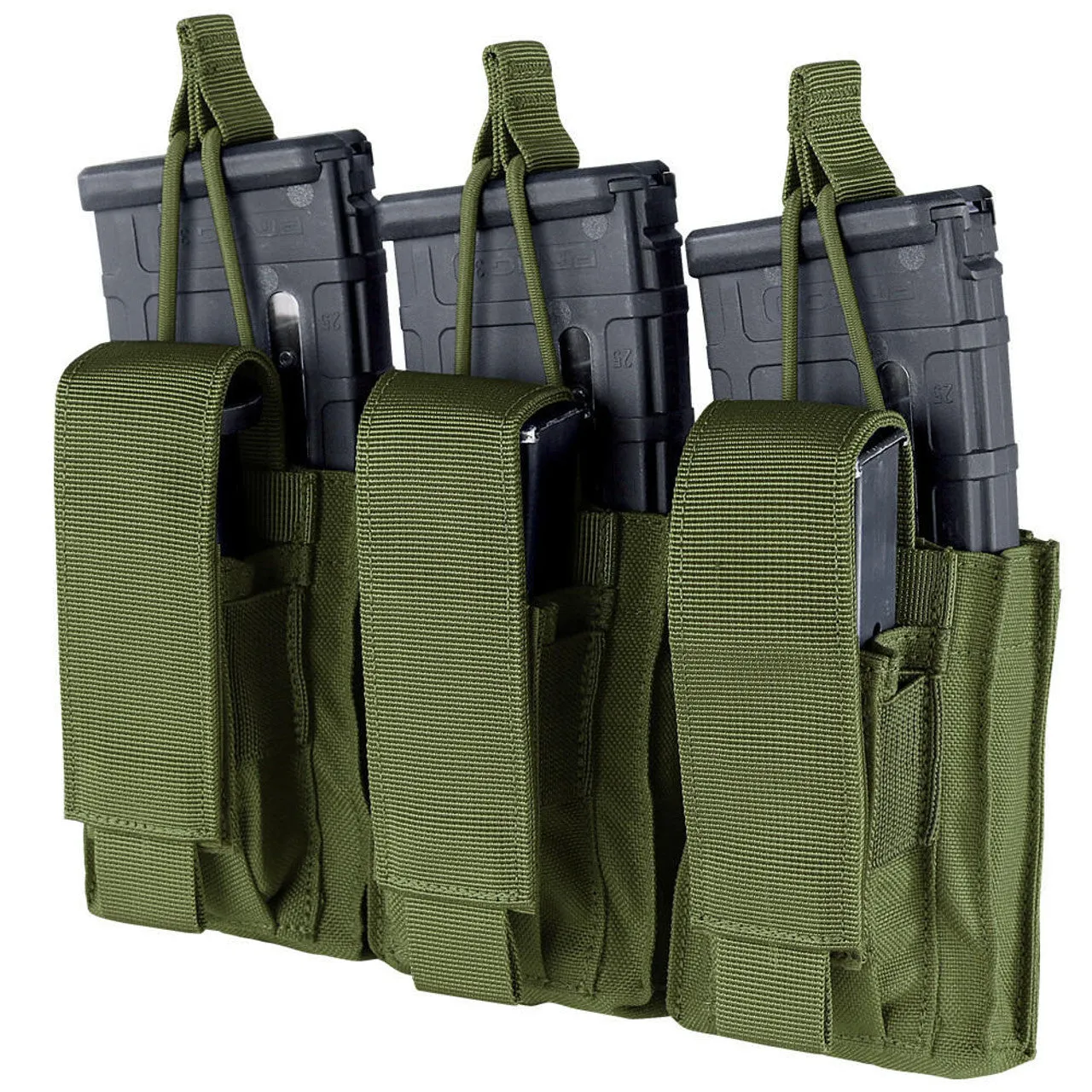 Condor Gen 2 Triple Kangaroo Magazine Pouch, Olive Drab